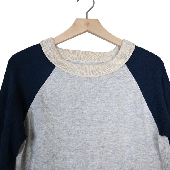 41 Hawthorn Womens L Raglan Sleeve Color Block Sweater - Picture 3 of 10